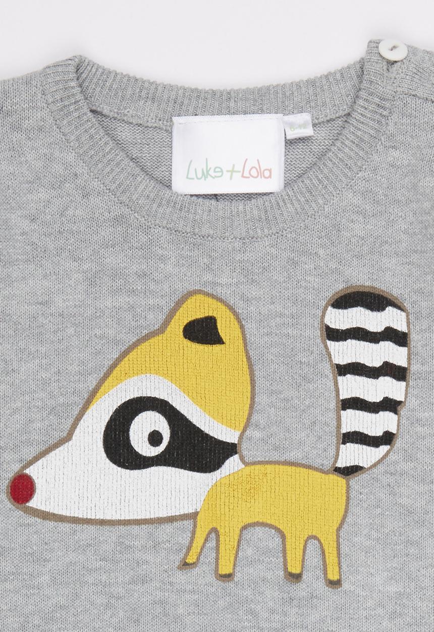 Luke & Lola - Printed Boys Knit Multi-colour