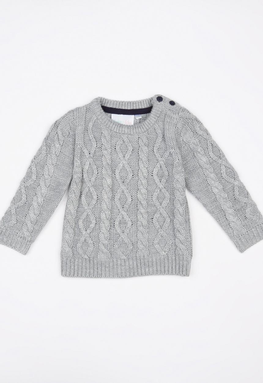 Luke & Lola - Cable Knit Grey