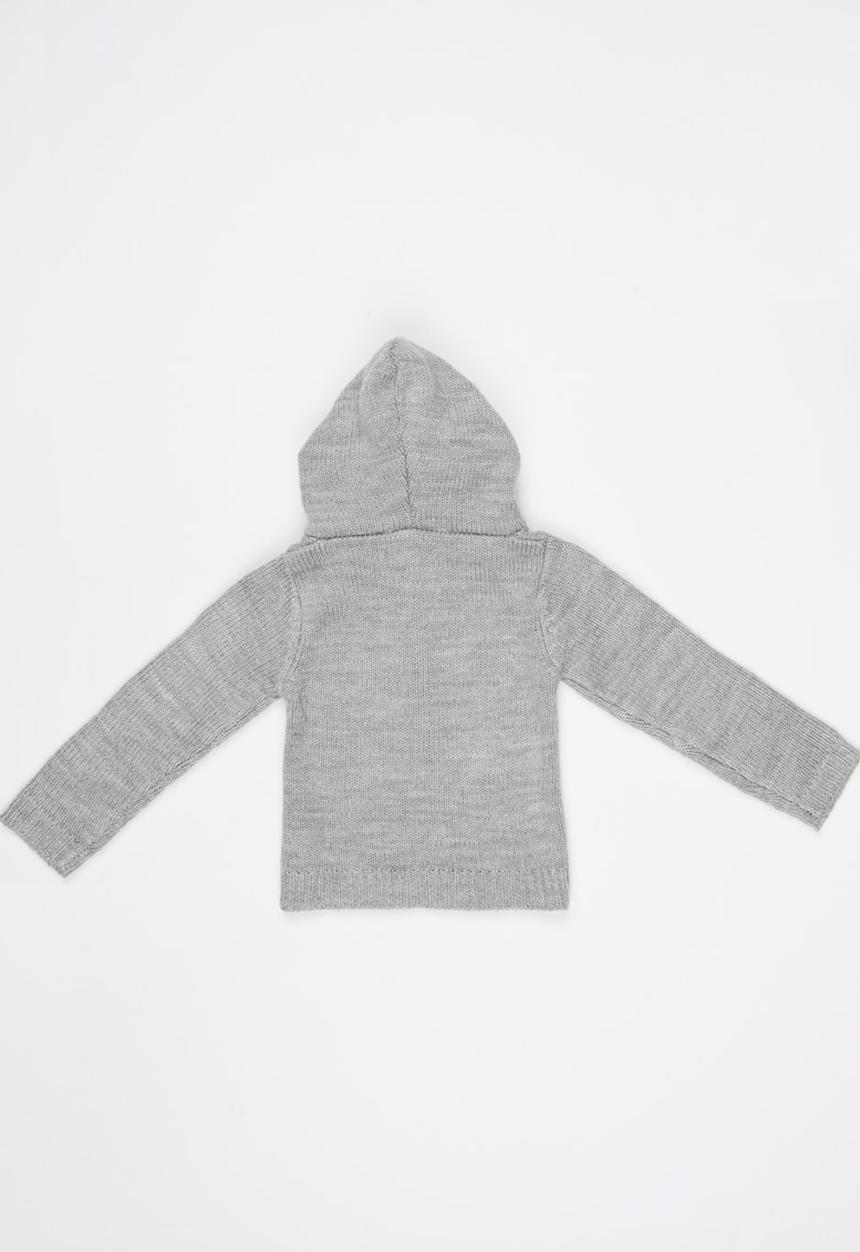 Luke & Lola - Bunny Ear Knit Mid Grey