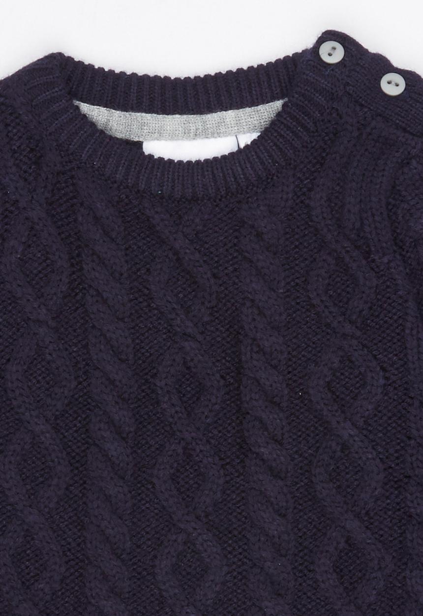 Luke & Lola - Cable Knit Navy