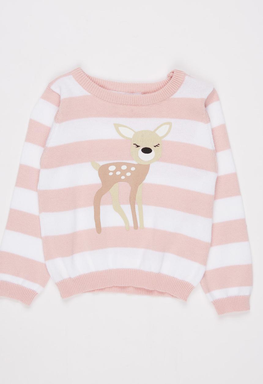 Luke & Lola - Bambi Print Pale Pink