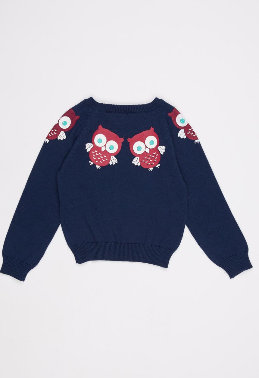 Luke & Lola - Owl Knit Navy