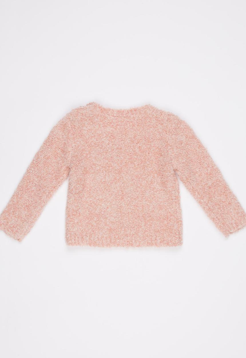 Luke & Lola - Bear Fluffy Knit Pale Pink