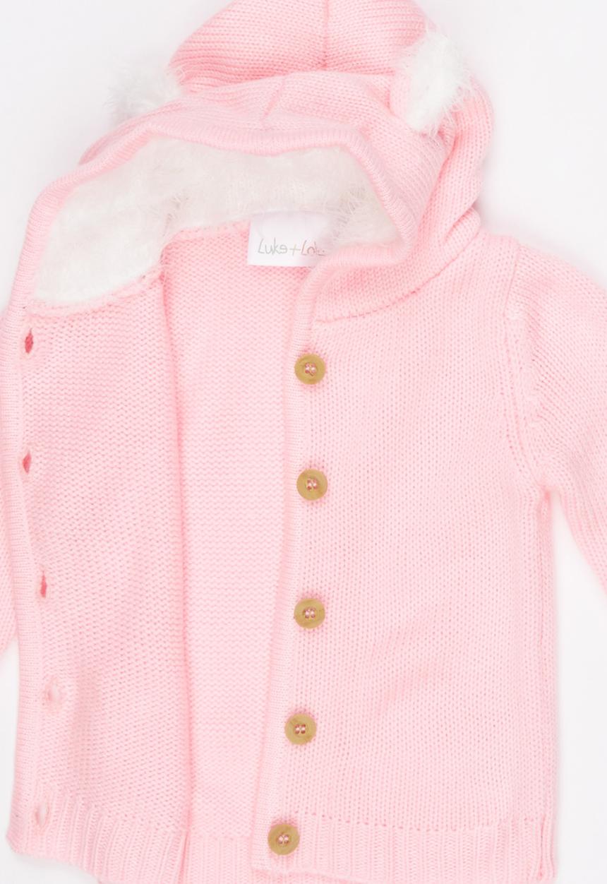 Luke & Lola - Bunny Ear Knit Pale Pink