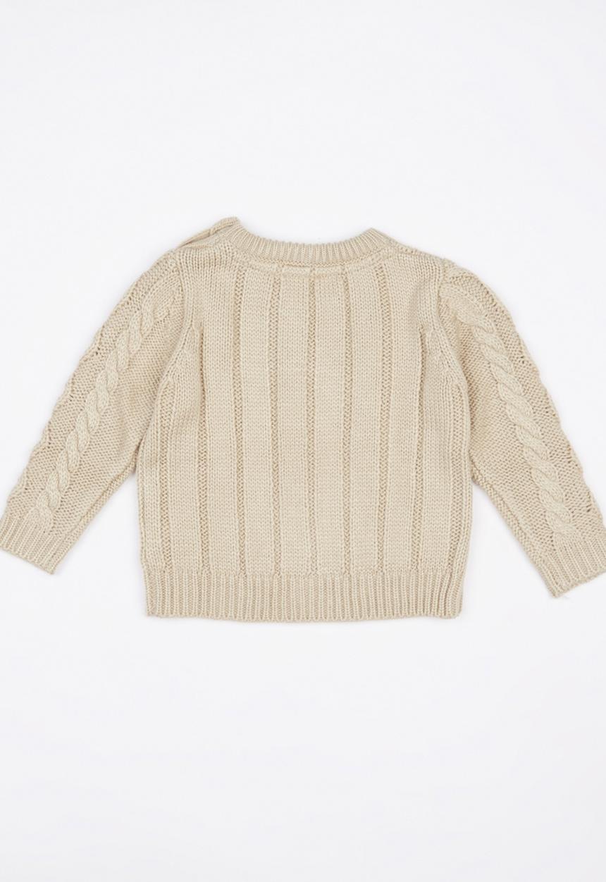 Luke & Lola - Cable Knit Mid Brown
