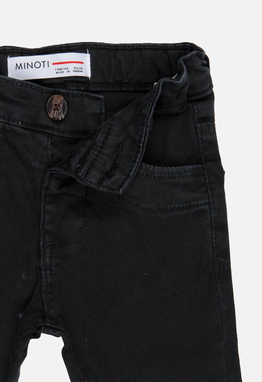 MINOTI - Skinny Leg Twill Pant Black