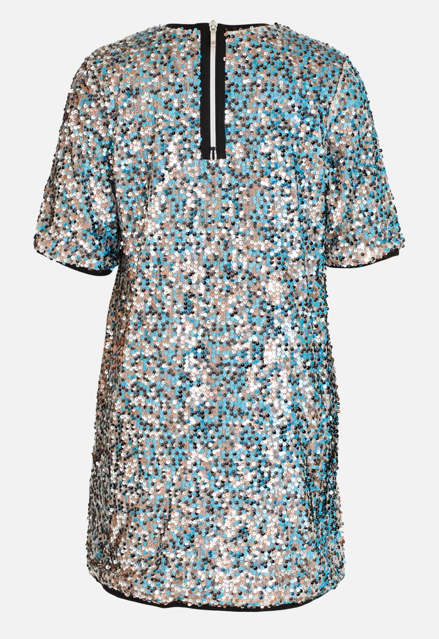 MINOTI - All Over Sequin Dress Silver