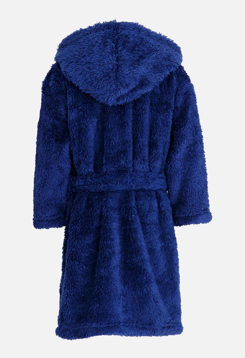 MINOTI - Fleece Hoodie Robe Navy
