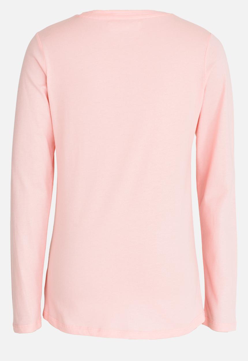 MINOTI - Fog Foil Slub Top Pale Pink