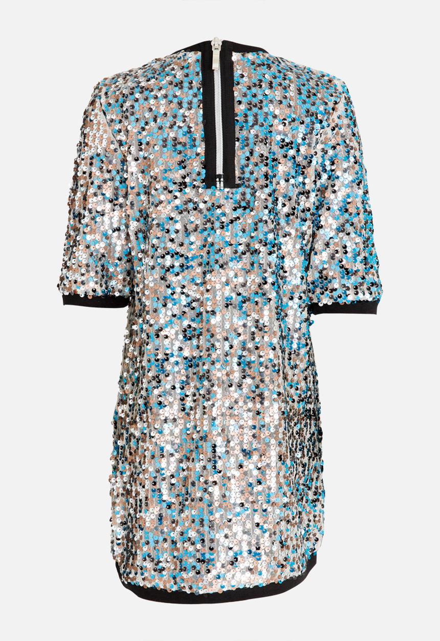 MINOTI - All Over Sequin Dress Silver
