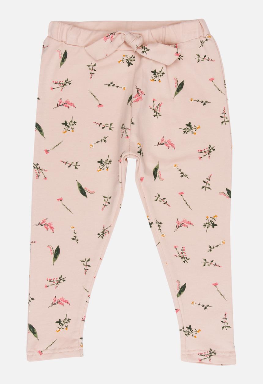 MINOTI - Printed Jersey Pants Pale Pink