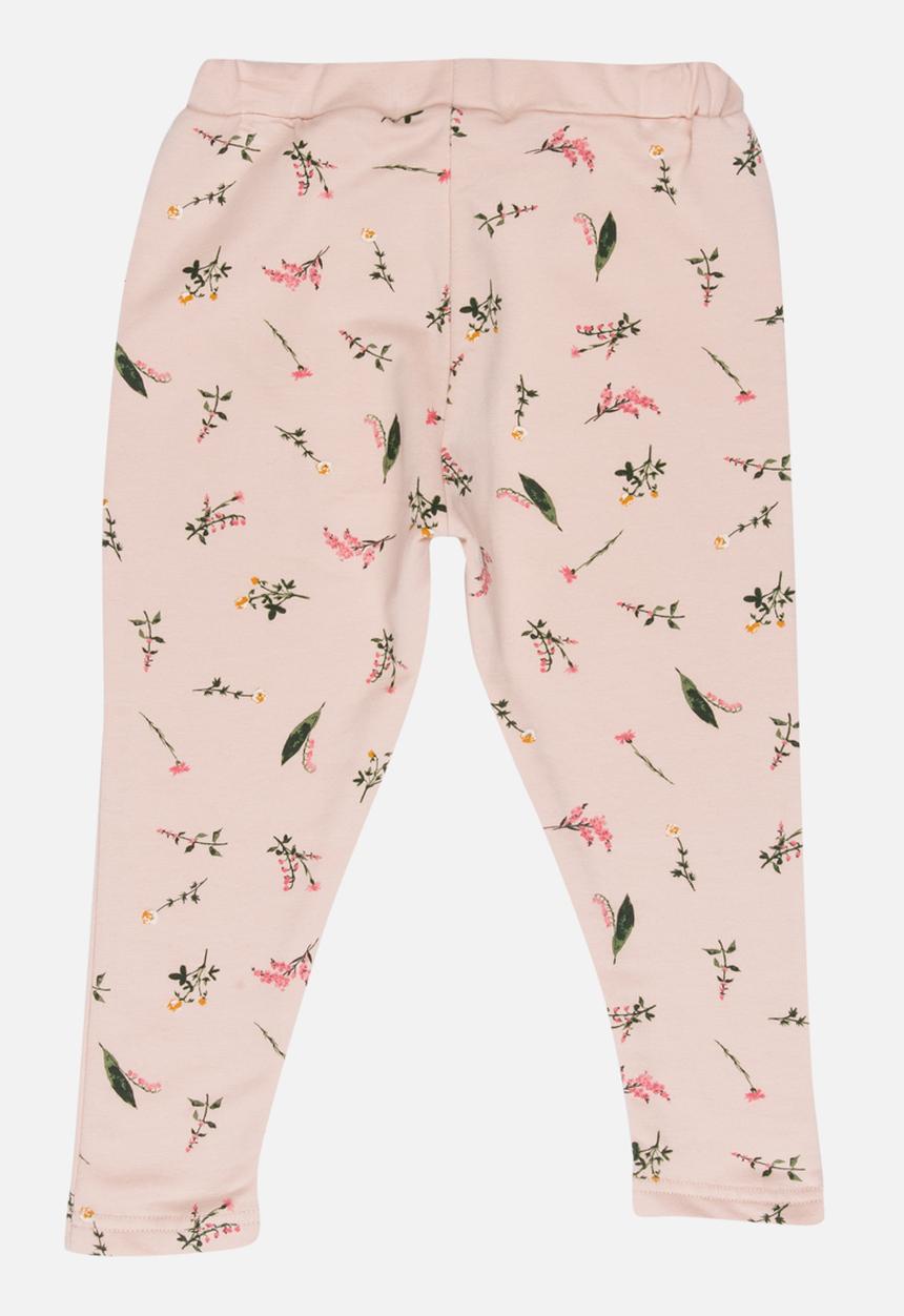MINOTI - Printed Jersey Pants Pale Pink