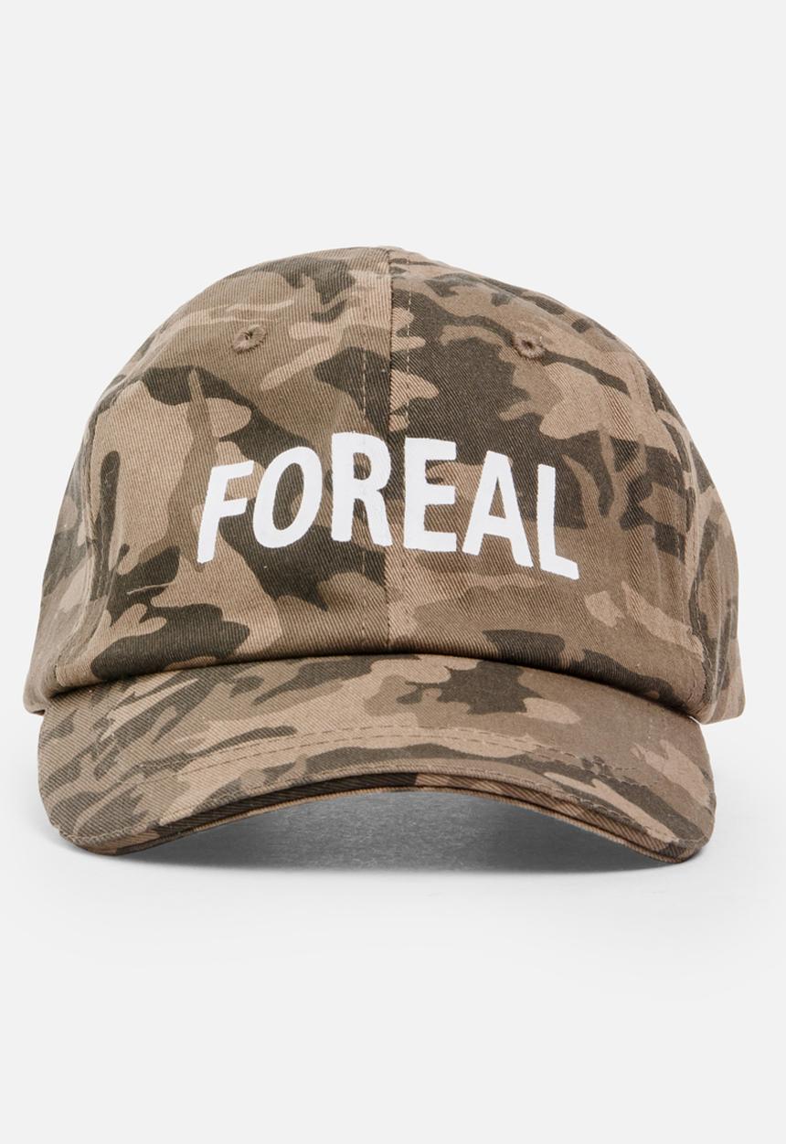 MINOTI - Baseball AOP Camo Peak Cap with Front Embroidery Multi-colour