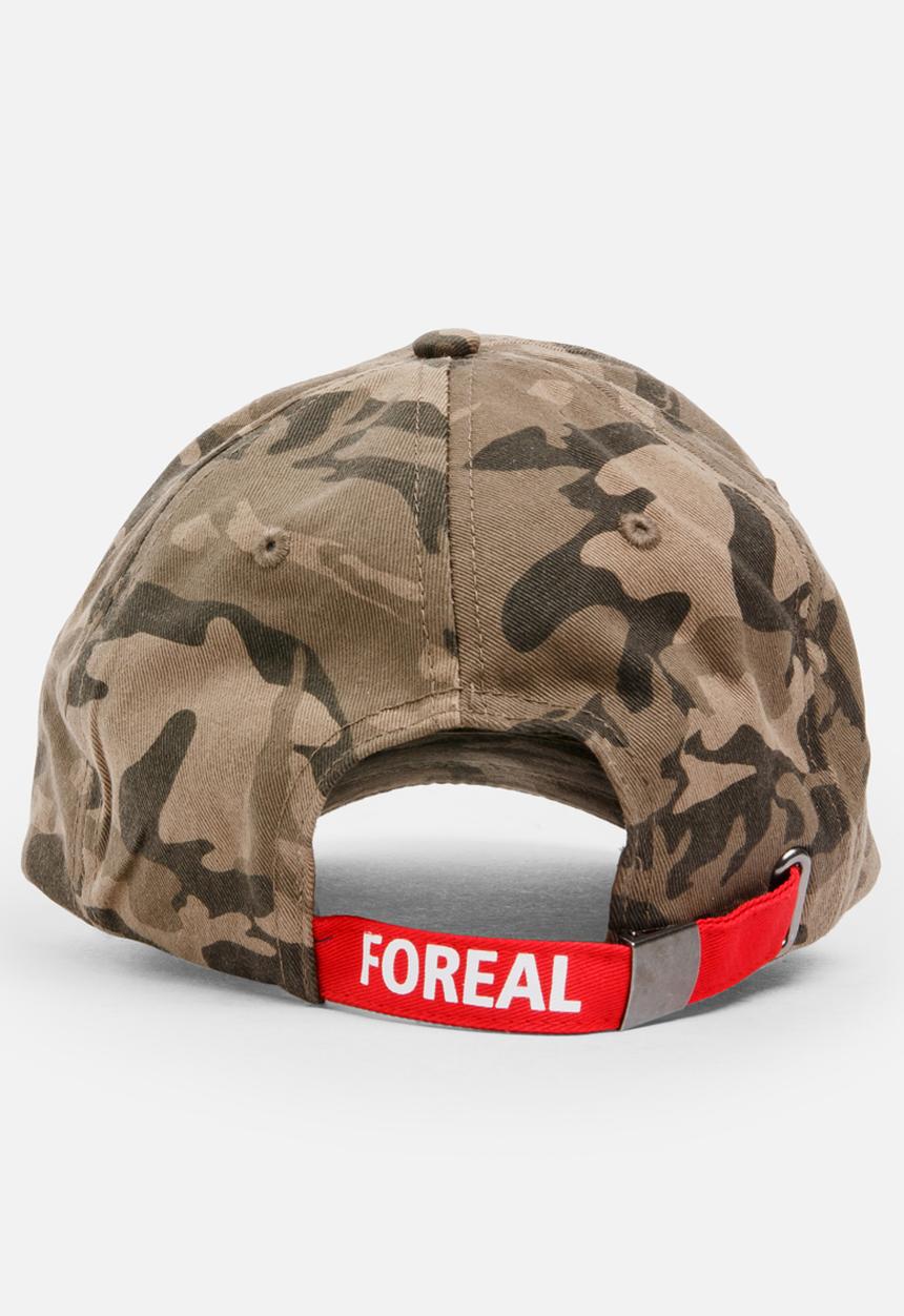 MINOTI - Baseball AOP Camo Peak Cap with Front Embroidery Multi-colour