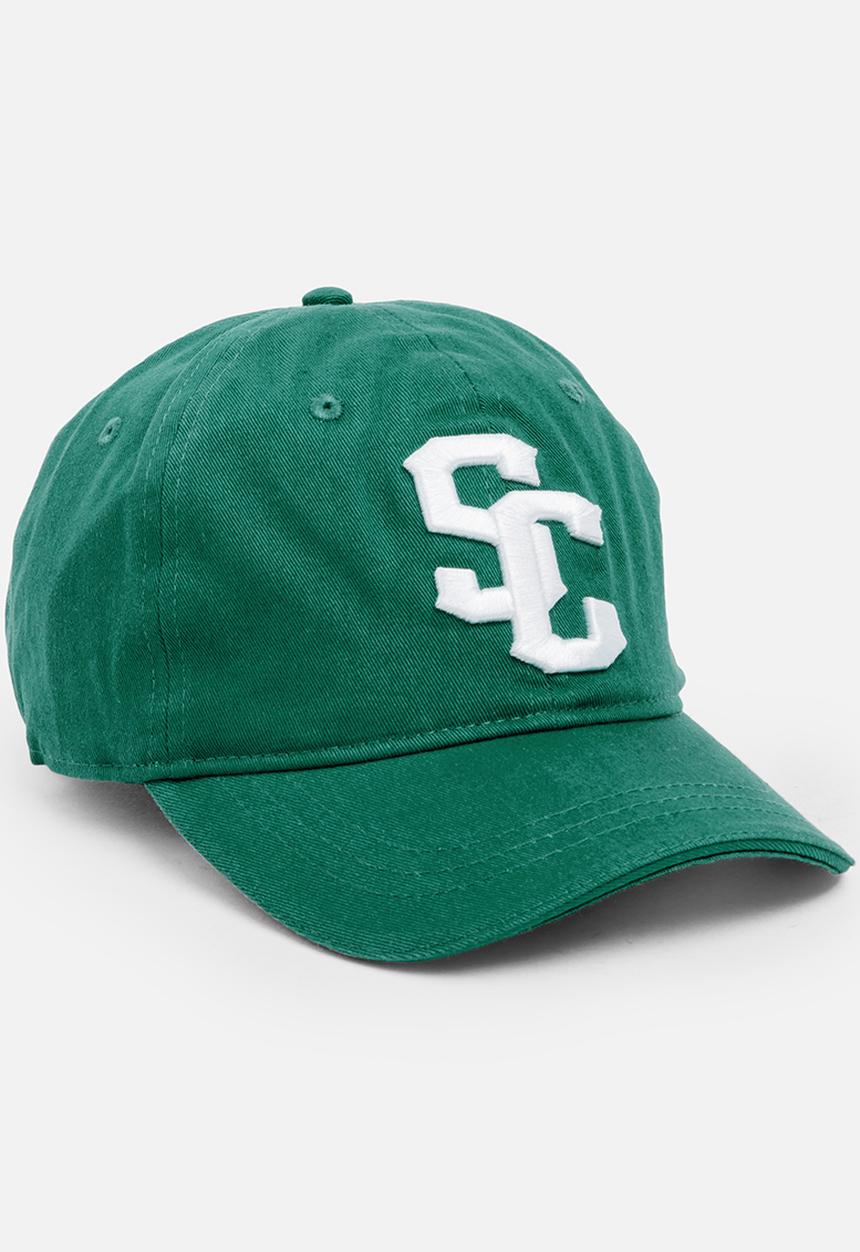 MINOTI - Baseball Embroidered Peak Cap Dark Green