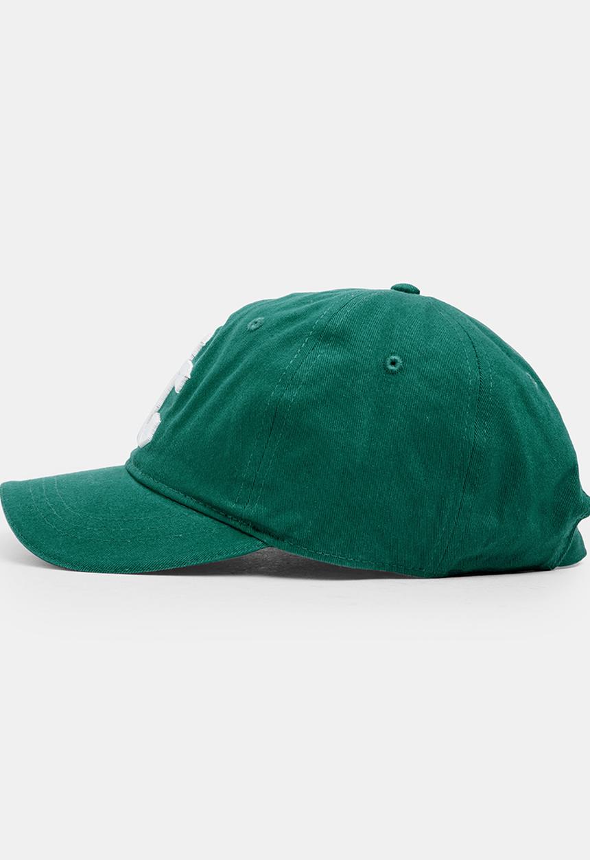 MINOTI - Baseball Embroidered Peak Cap Dark Green