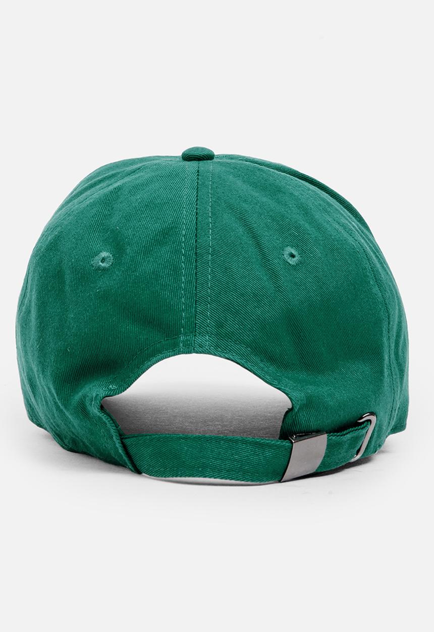 MINOTI - Baseball Embroidered Peak Cap Dark Green