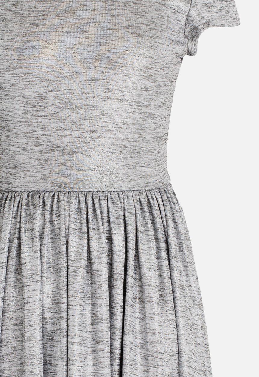 MINOTI - Shimmer Print Skater Dress Silver