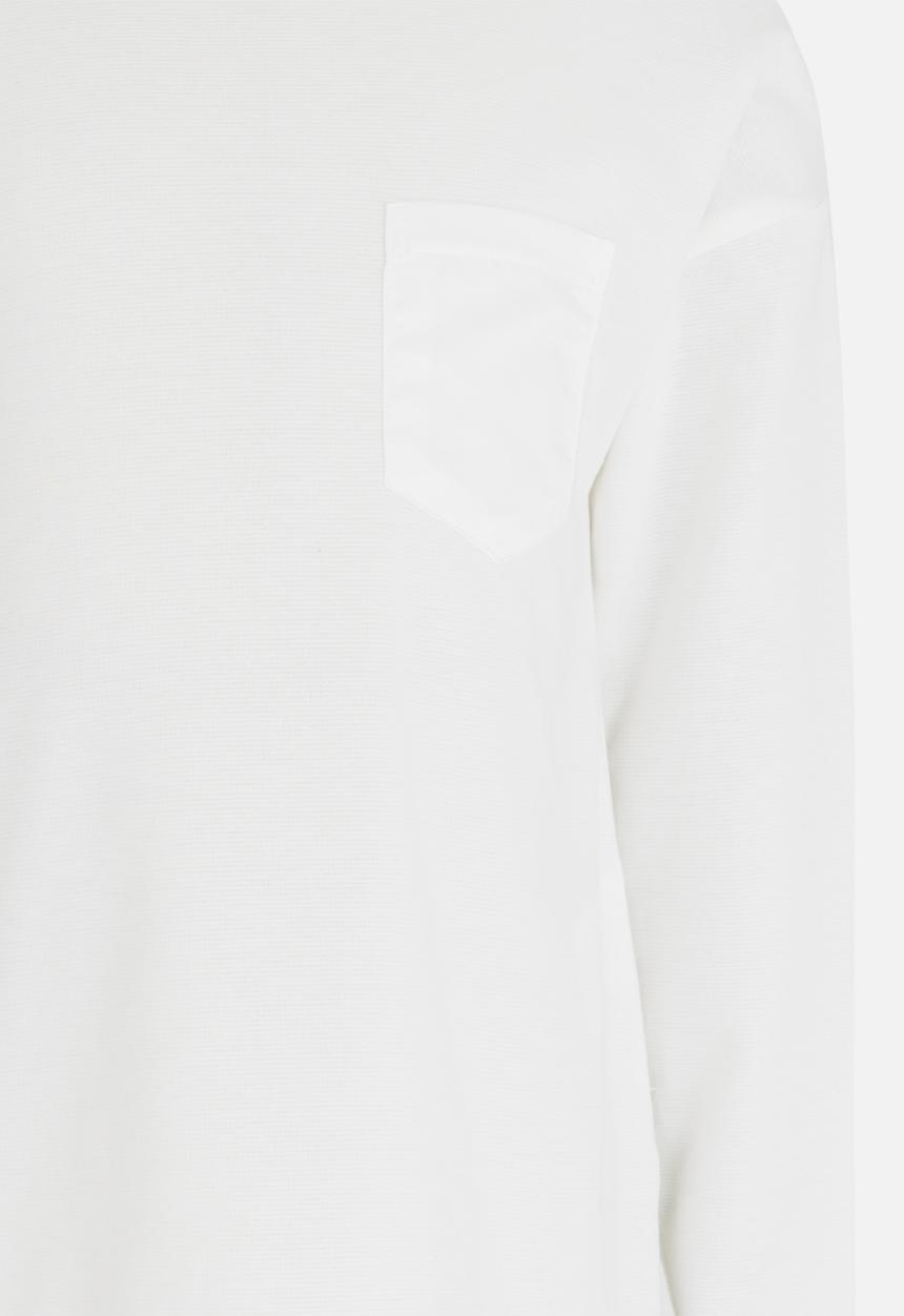 MINOTI - Raw Edge Top with Back Satin Bow Off White