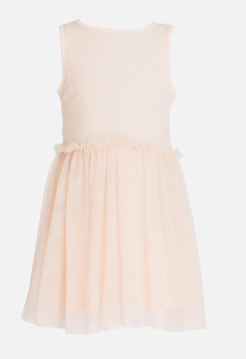 MINOTI - Shimmer Net Tutu Dress Nude