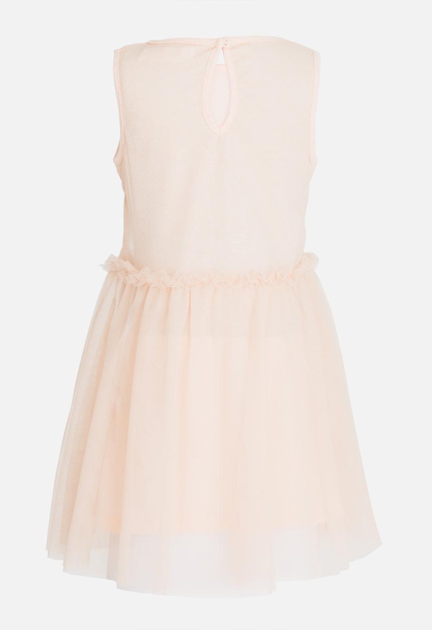 MINOTI - Shimmer Net Tutu Dress Nude