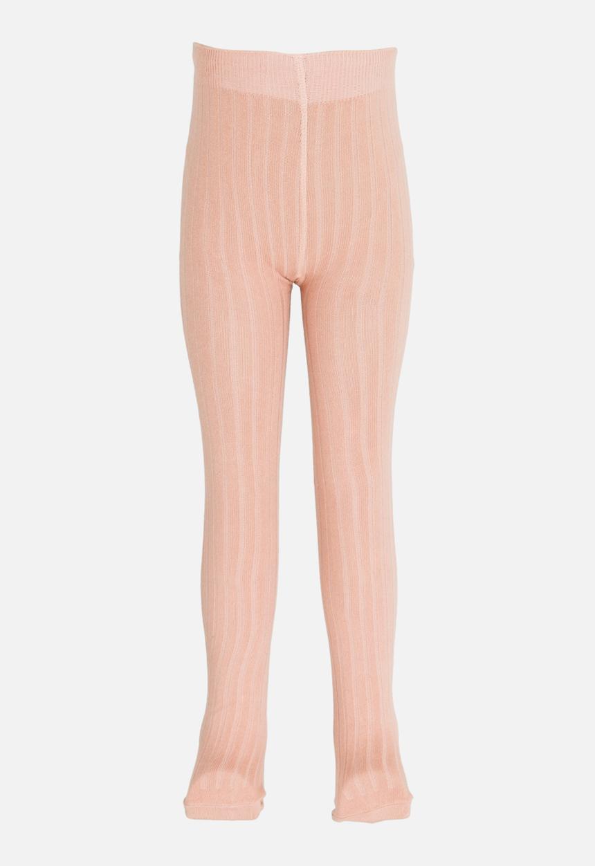 MINOTI - Ribbed Tights Pale Pink