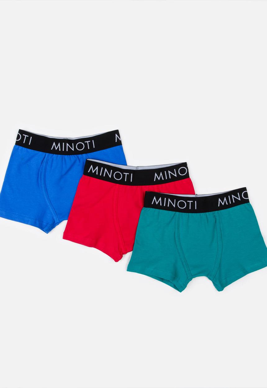 MINOTI - 3 Pack Boxer Trunks Multi-colour