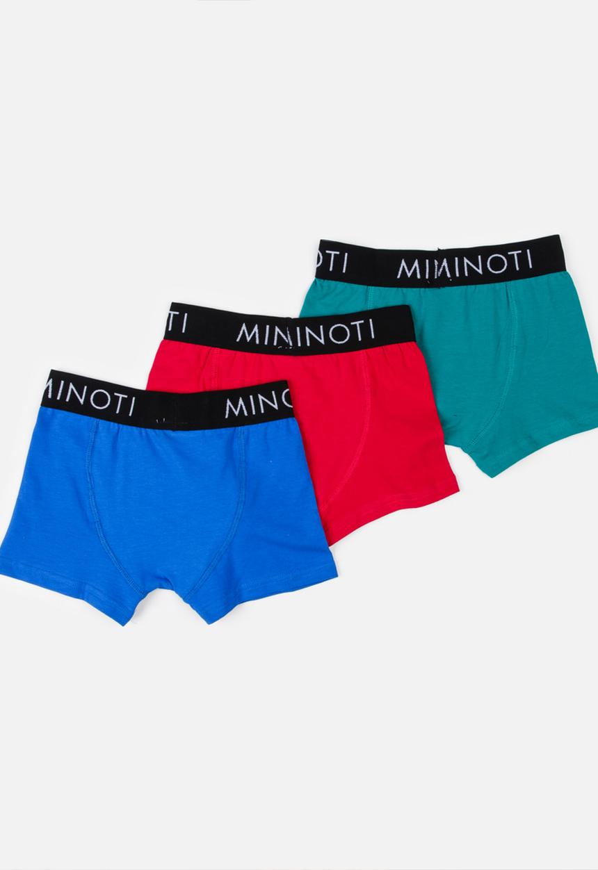 MINOTI - 3 Pack Boxer Trunks Multi-colour