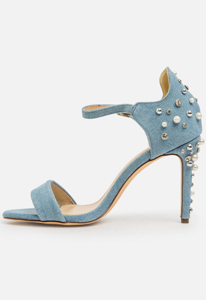 Miss Black - Photini heel - mid blue