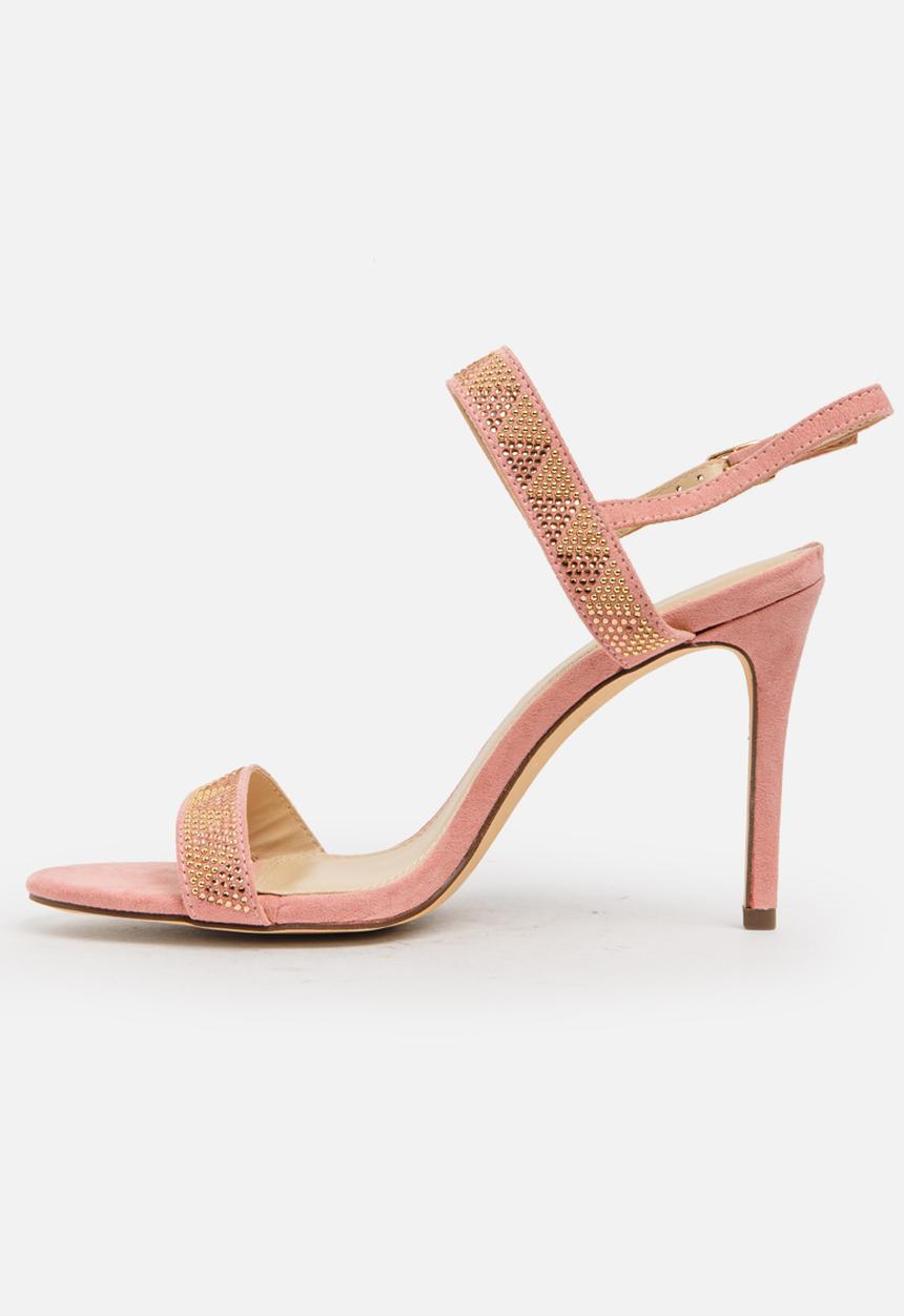 Miss Black - Riley heel - pale pink