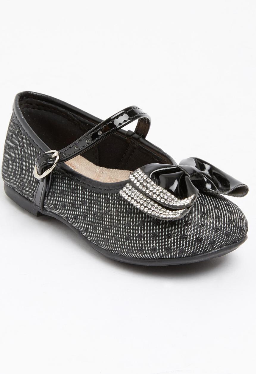 Molekinha - Pump with Embellished Bow Black