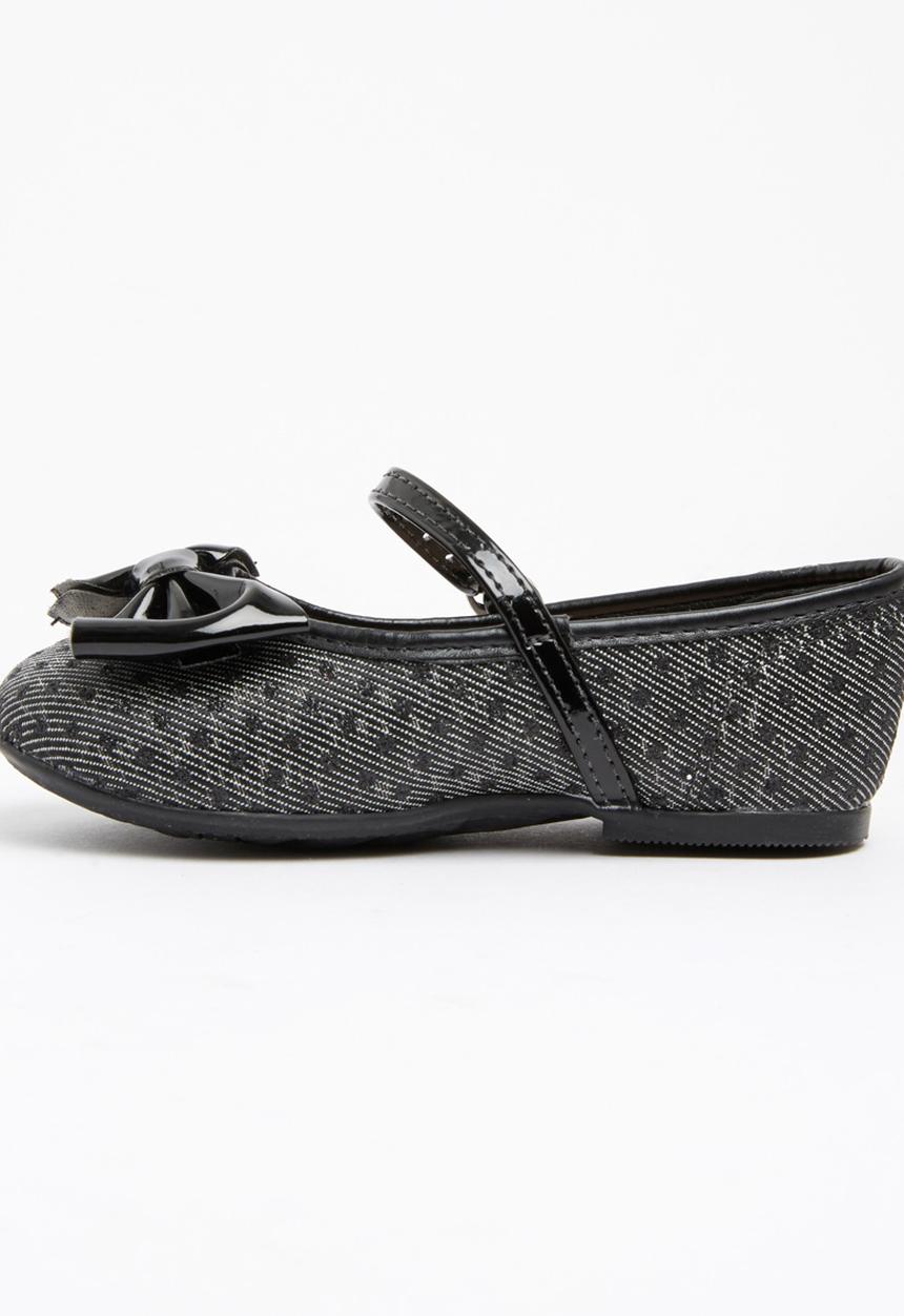 Molekinha - Pump with Embellished Bow Black