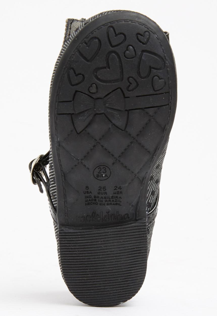 Molekinha - Pump with Embellished Bow Black