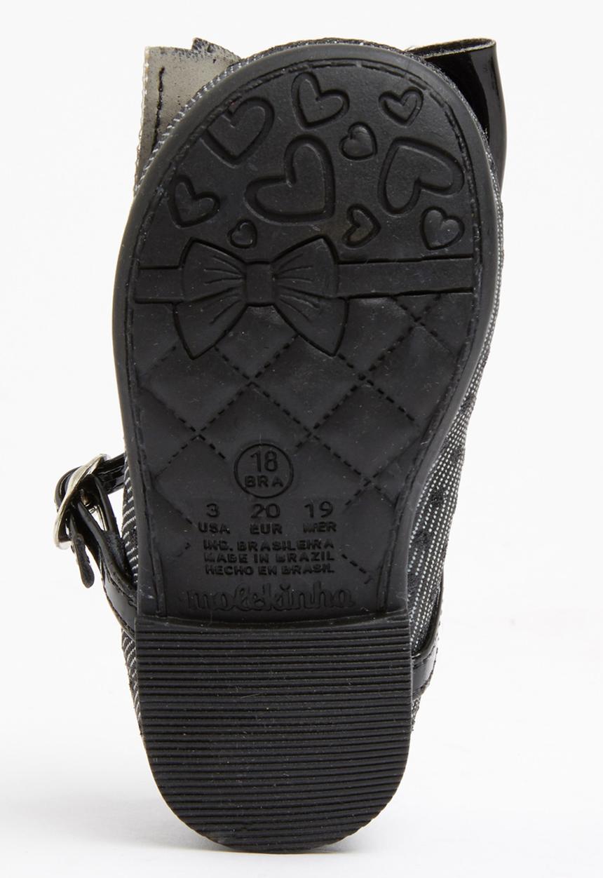 Molekinha - Pump with Embellished Bow Black