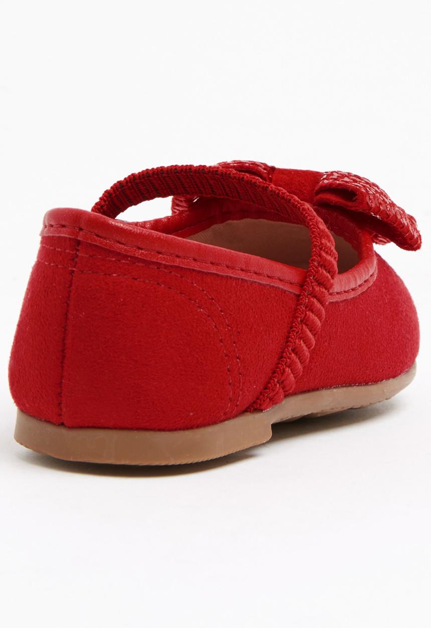 Molekinha - Pump with Sequin Bow Red