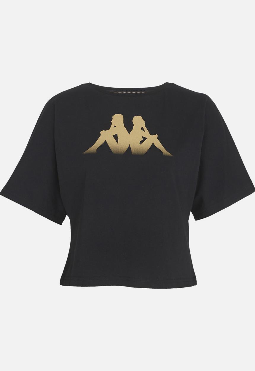 KAPPA - Training Crop Tee Black