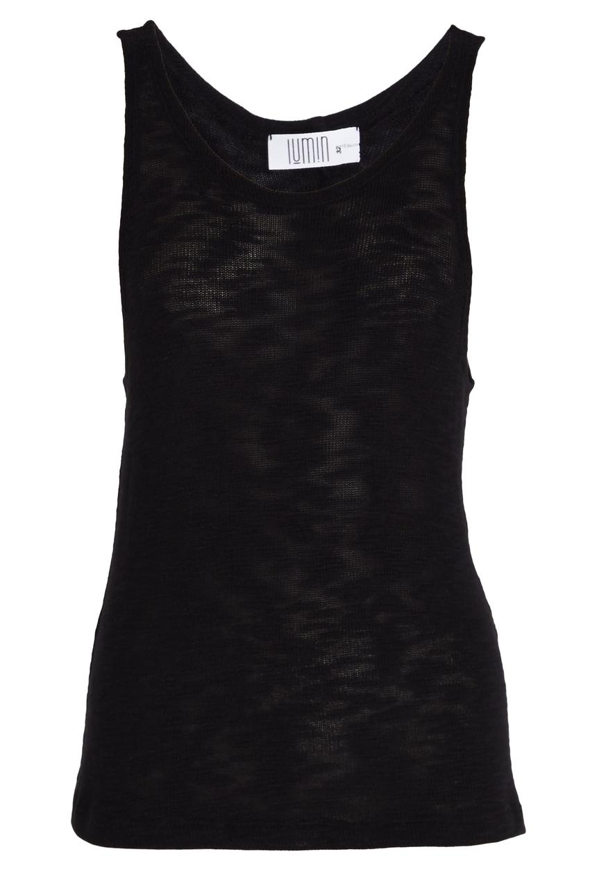 LUMIN - Knit Vest Black