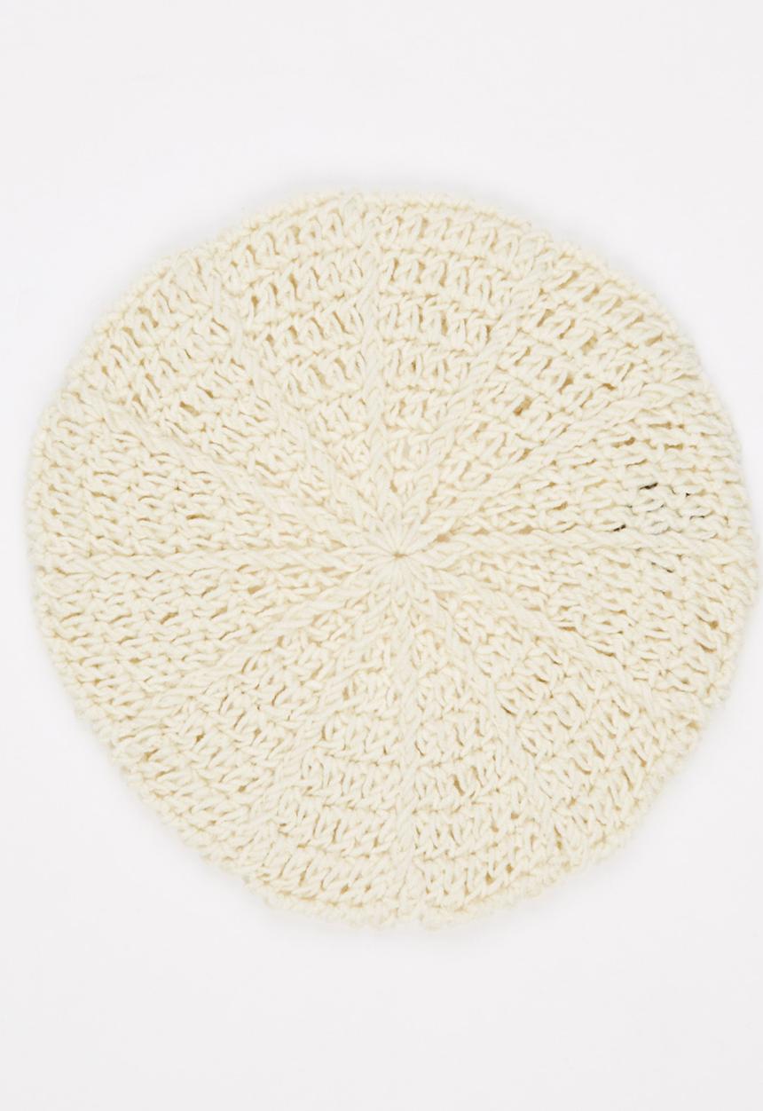 Myang - Knitted Beret Stone/Beige