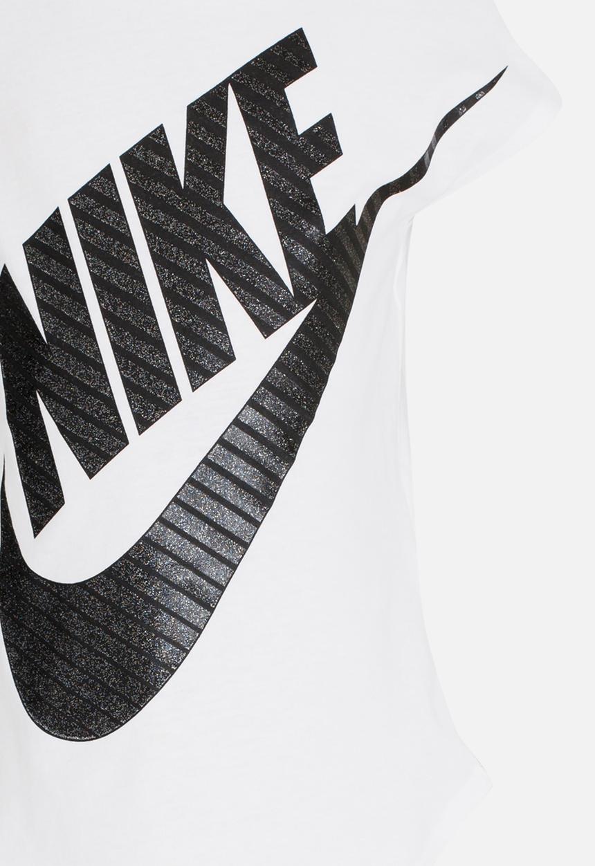 Nike - Nike Jumbo Futura Tee White