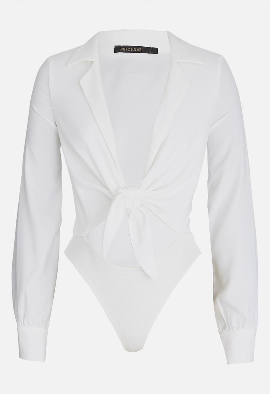 SISSY BOY - Boity Shirt Bodysuit Off White