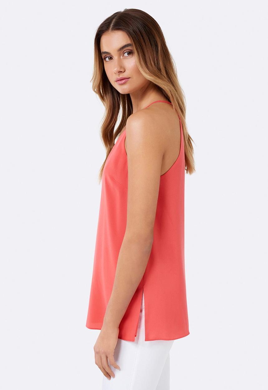 Forever New (Spree) - Anna High Apex Racer Cami Coral