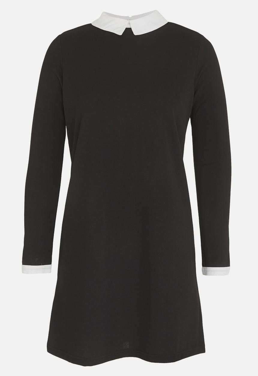c(inch) - Collar Detail Dress Black