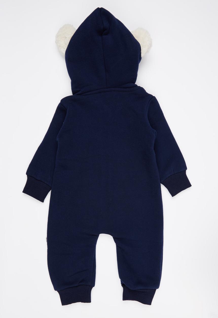 Peninsula Baby - Sheep Fleece Bodysuit Navy