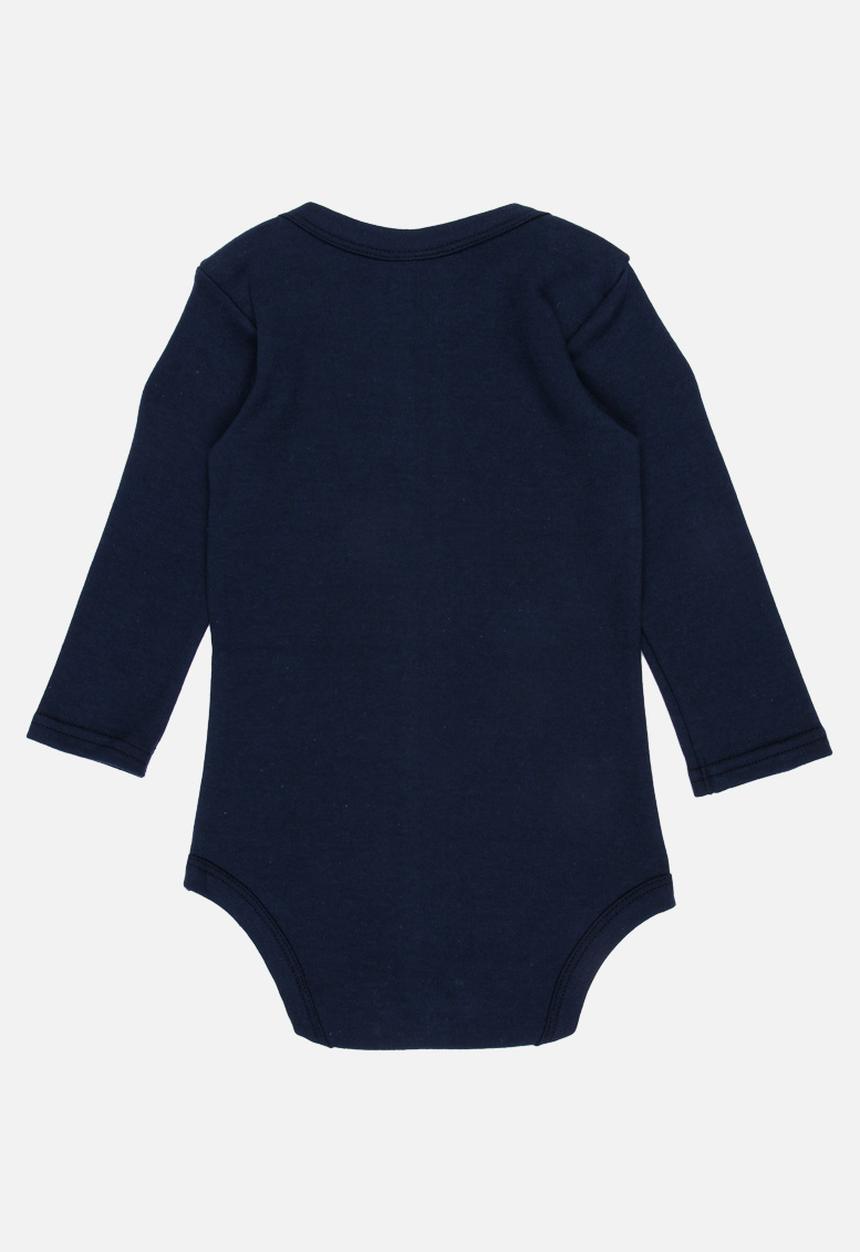 Pickalilly - Small But Mighty Printed Babygrow Navy