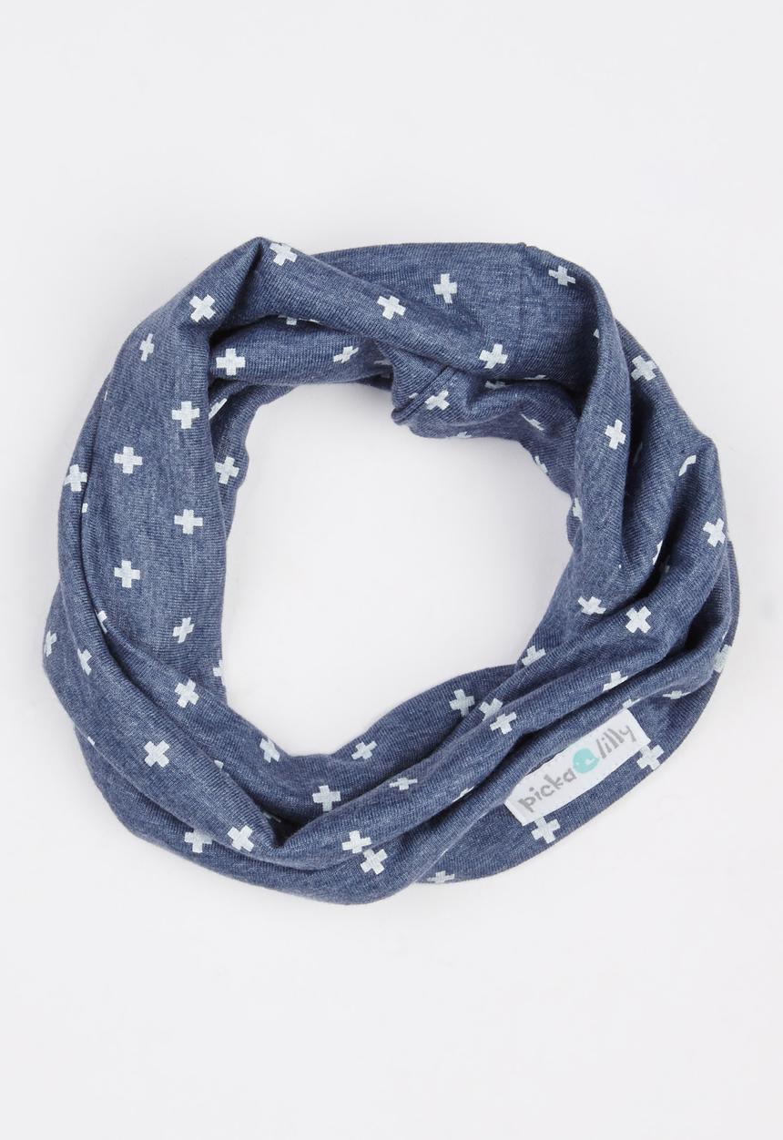 Pickalilly - Cross Snoodlet Navy