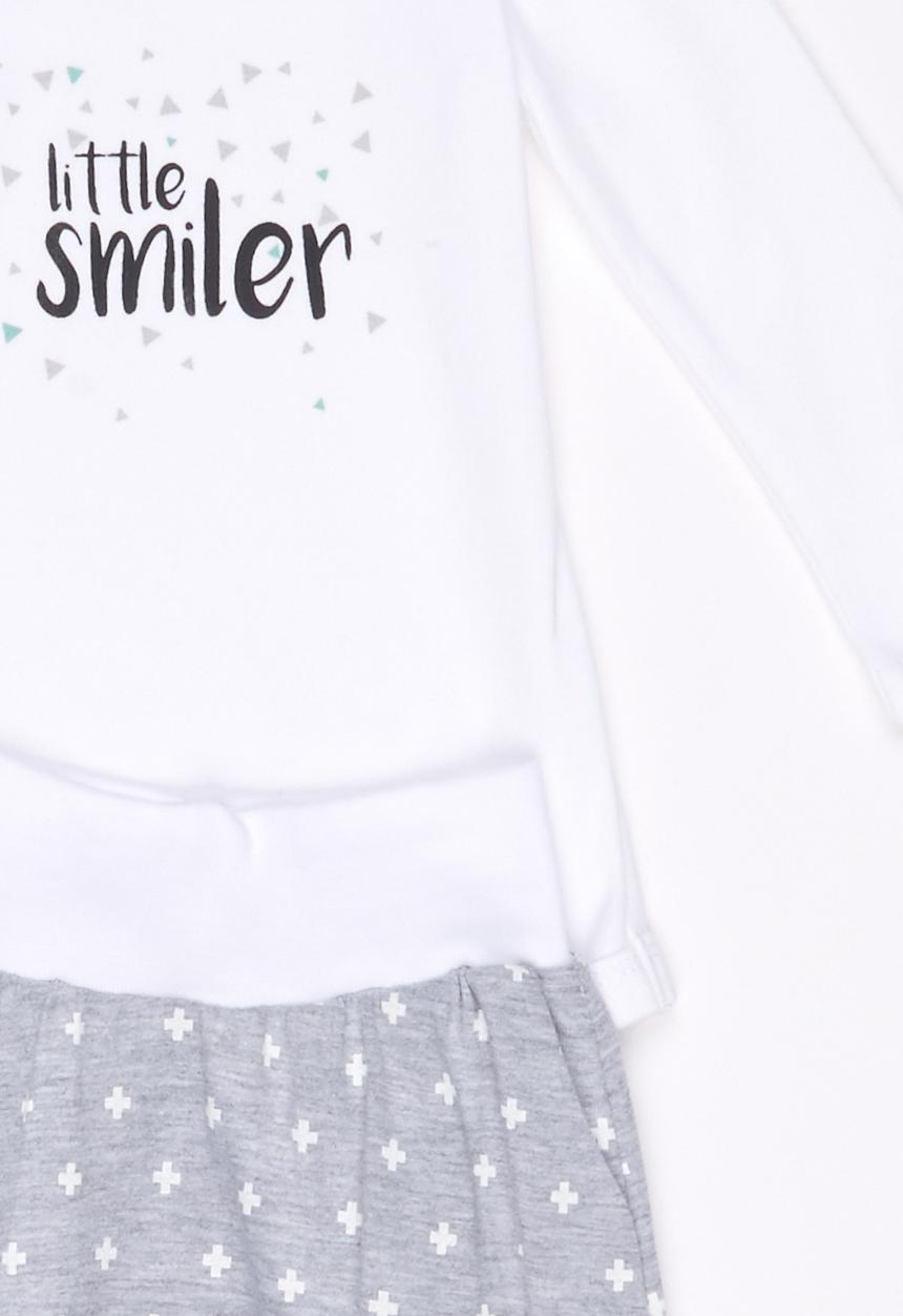 Pickalilly - Little Smiler Long Sleeve Set Grey