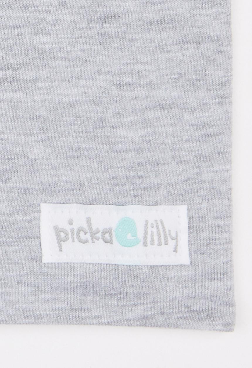 Pickalilly - Plain Snoodlet Grey Melange