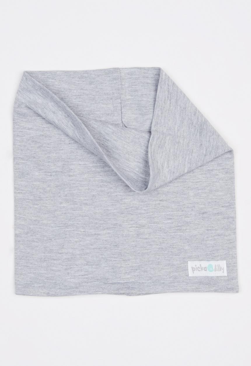 Pickalilly - Plain Snoodlet Grey Melange