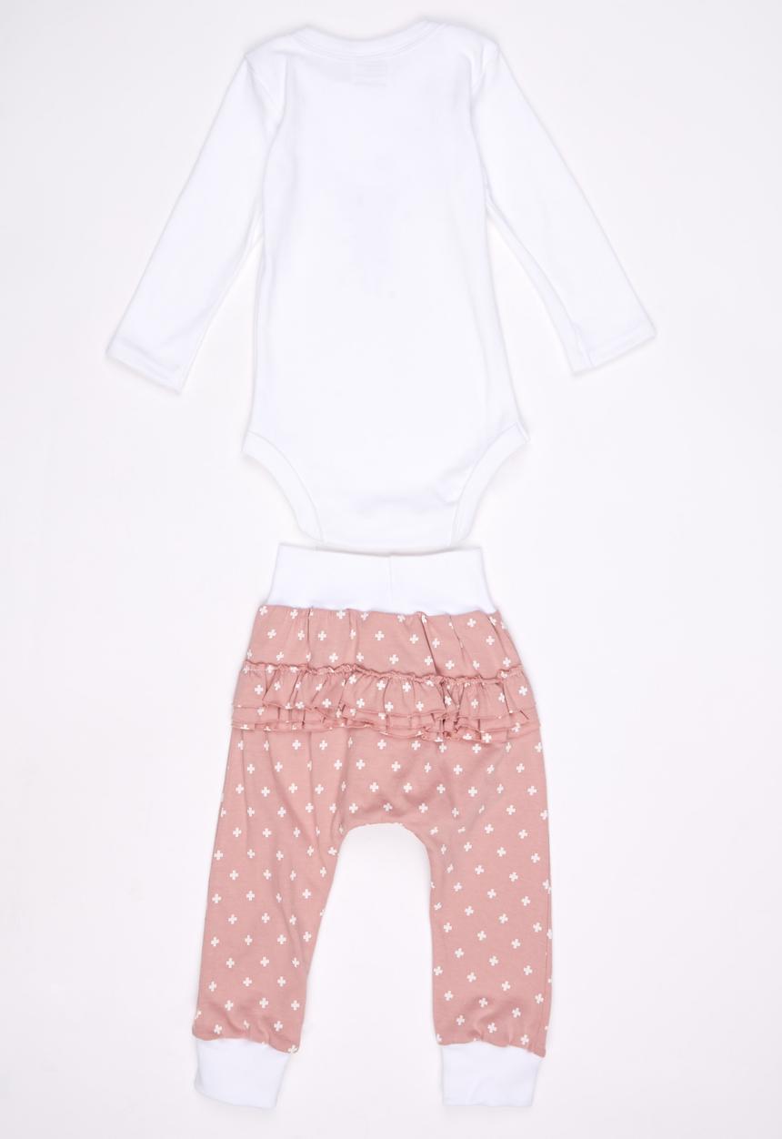 Pickalilly - Ballerina Mouse Long Sleeve Set Mid Pink