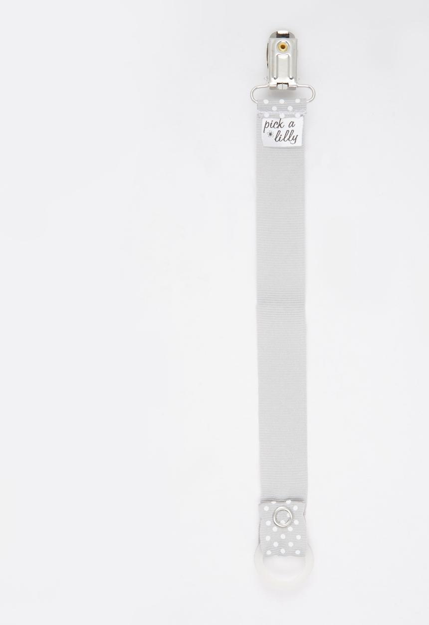 Pickalilly - Spot Dummy Clip Grey